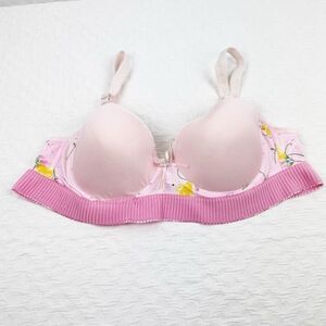 BUY 1 GET 1 FREE Chuns longline lingerie bra 38b light pink floral bridal lightl